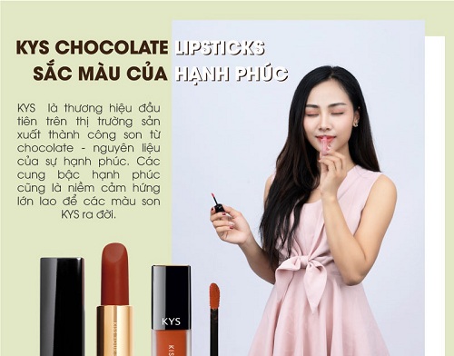 Chocolate KYS – thỏi son của hạnh phúc