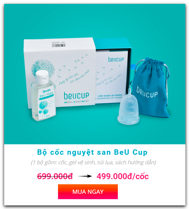 Cốc nguyệt san BeUcup giá bao nhiêu?