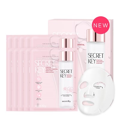 Secret Key Starting Treatment Essential Mask Pack- Rose 1