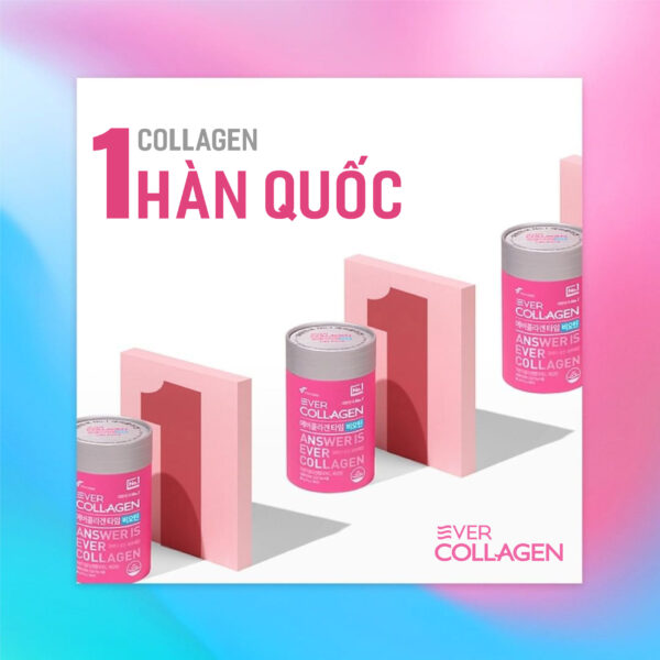 Collagen dạng bột Ever Collagen TIME 90g (3g x 30 gói) 1