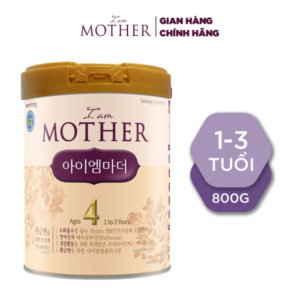 Sữa bột Iam Mother 4 - 800g Dành cho trẻ từ 12 đến 36 tháng tuổi 1