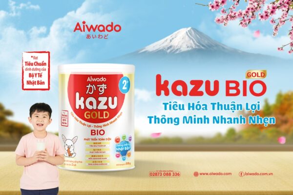 [AIWADO] Sữa bột Kazu Bio Gold 0+ 350g (0 - 12 tháng) 1