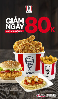 Mã Giảm Giá KFC Độc Quyền Tiết Kiệm Tới Hết Phần Ăn 5